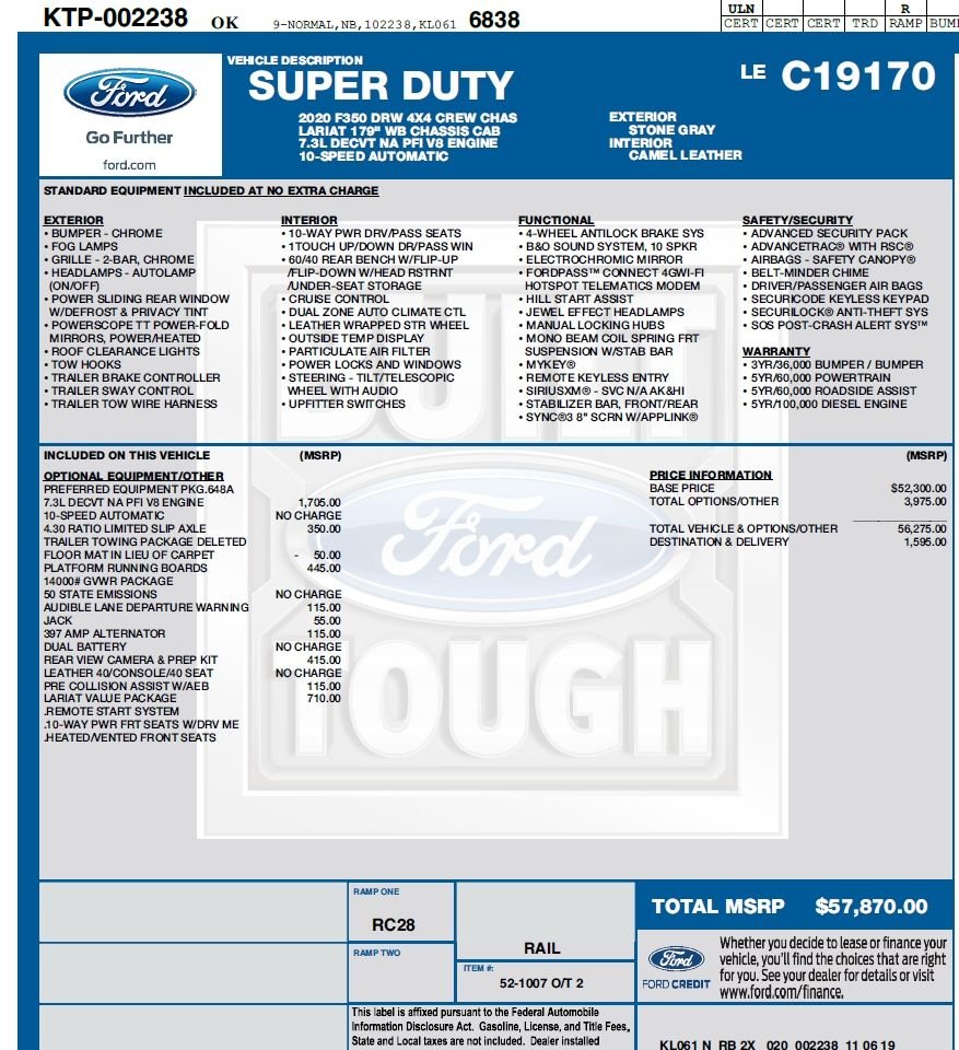 Who has taken delivery of their 2020 Super Duty? - Page 28 - Ford Truck