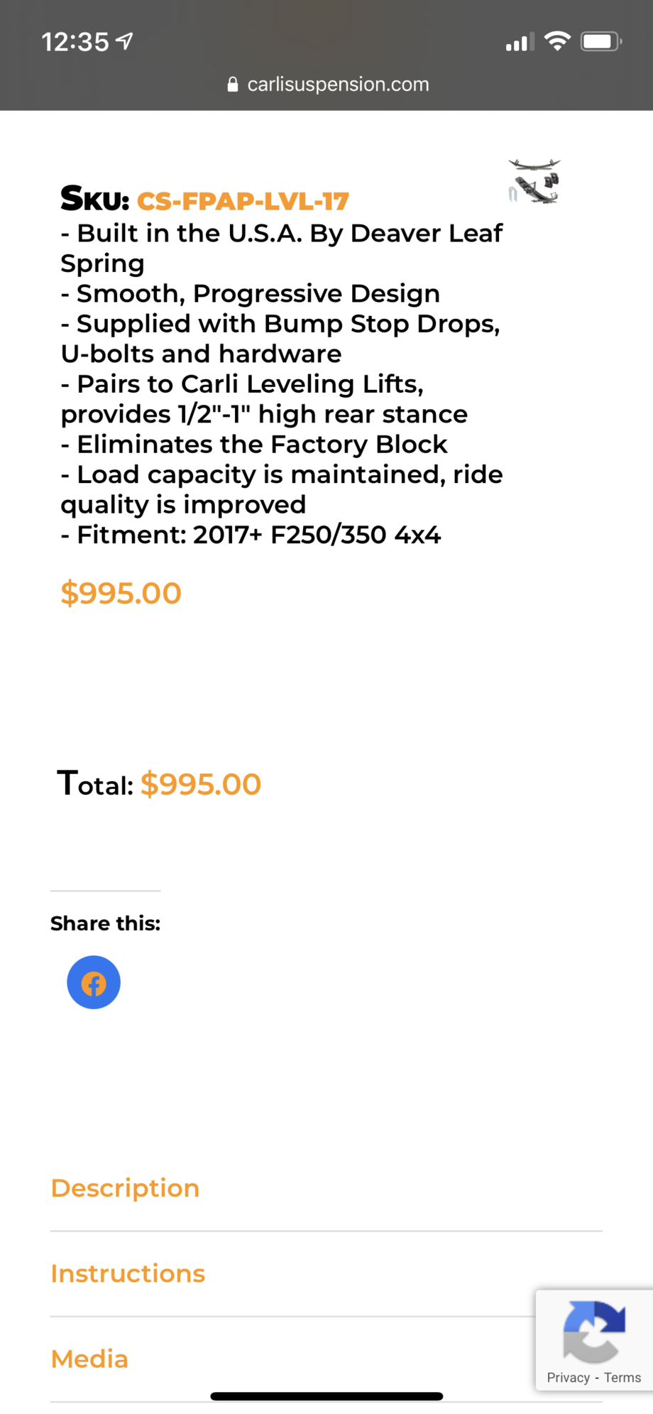 Steering/Suspension - Carli 2017+ add a packs - New - 2017 to 2021 Ford 3/4 Ton Pickup - Bozeman, MT 59715, United States