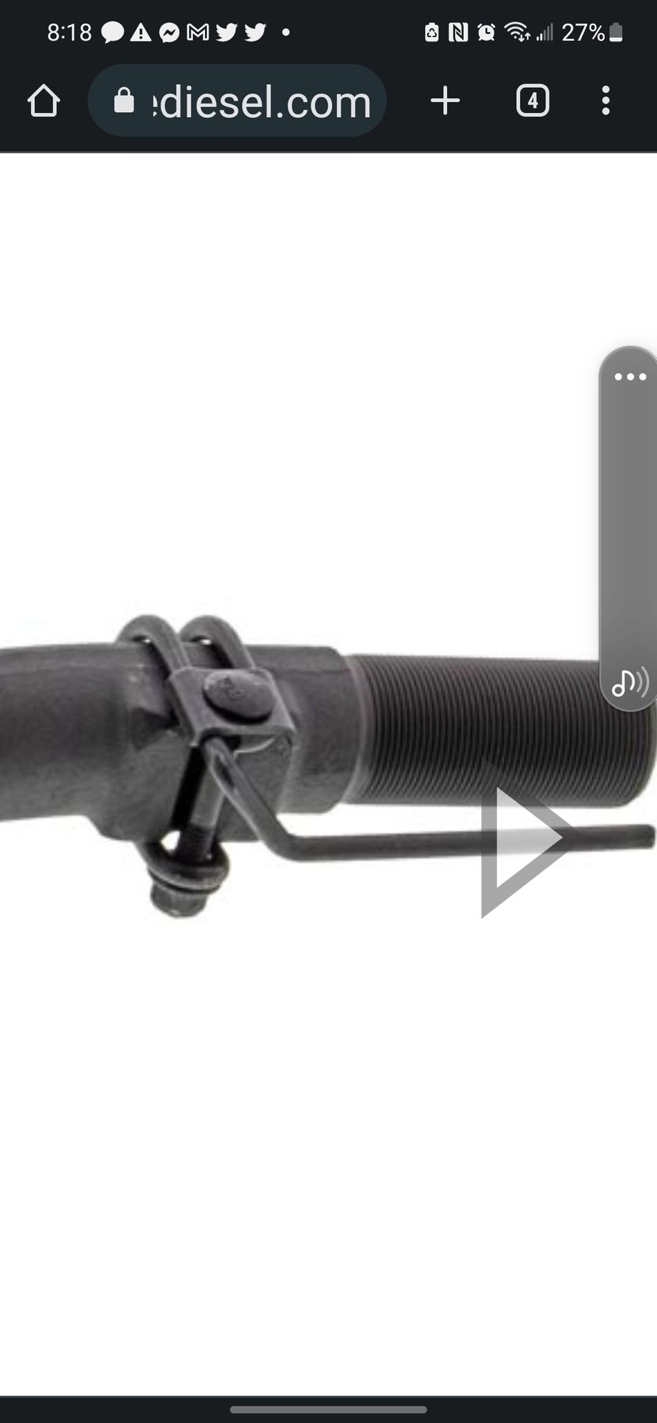 F350 Outer Tie Rod End Adjustment Sleeve SAFETY WIRE Ford Truck