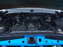 Complete 98 crown Vic engine compartment in a 66 F100
