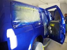 All sprayed up