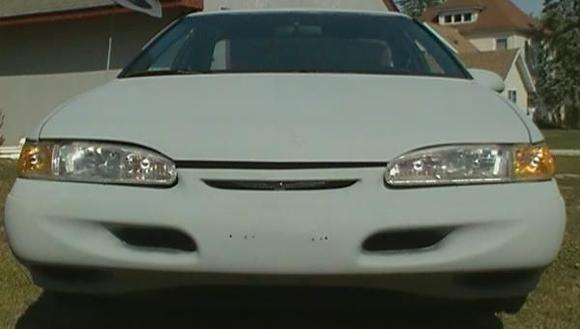 Currently running a set of '96-'97 projection beam headlamps.  $50.00 for the pair, (Craigslist).  All the clips and fasteners are different than the '95.  So the header had to be changed too.  Which was broken in two pieces still attached to the headlamps.  Hence, the uneven gap between the hood, and the bumper cover.  The inboard curve on the hood along the lamps is different too.  So I'll run a '96-'97 hood.  However, those hoods do not have a peak line down the middle to match the line on the bumper cover right above the bird.  So that will all need to be modified.  Perhaps a Cobra R hood.
