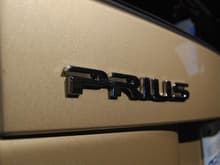 2010 Toyota Prius Badge Close-Up
