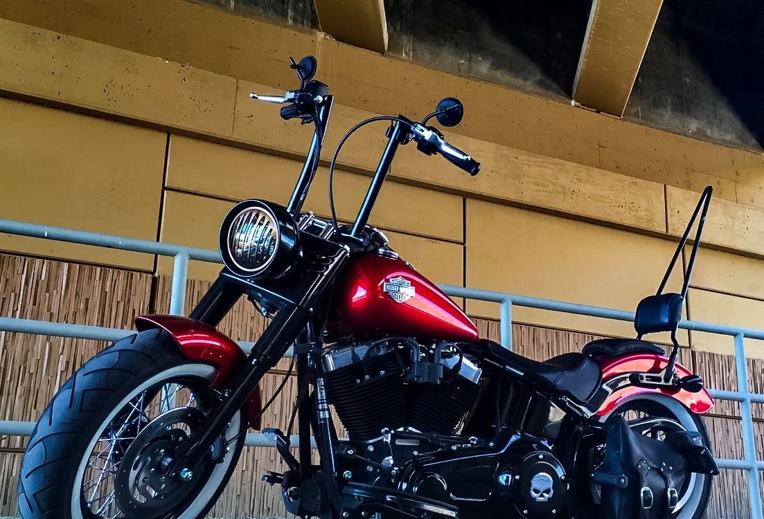 softail slim sissy bar without mods Harley Davidson Forums