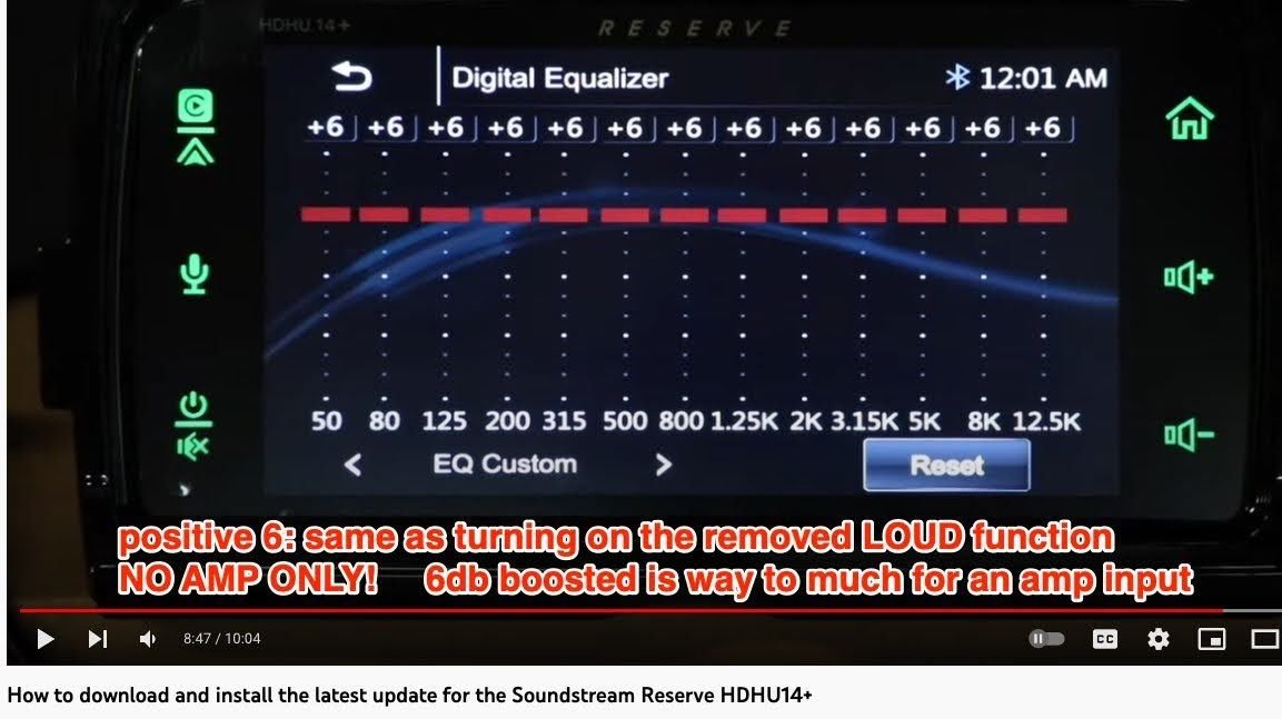 SoundStream HDHU14+ Equalizer Settings Harley Davidson Forums