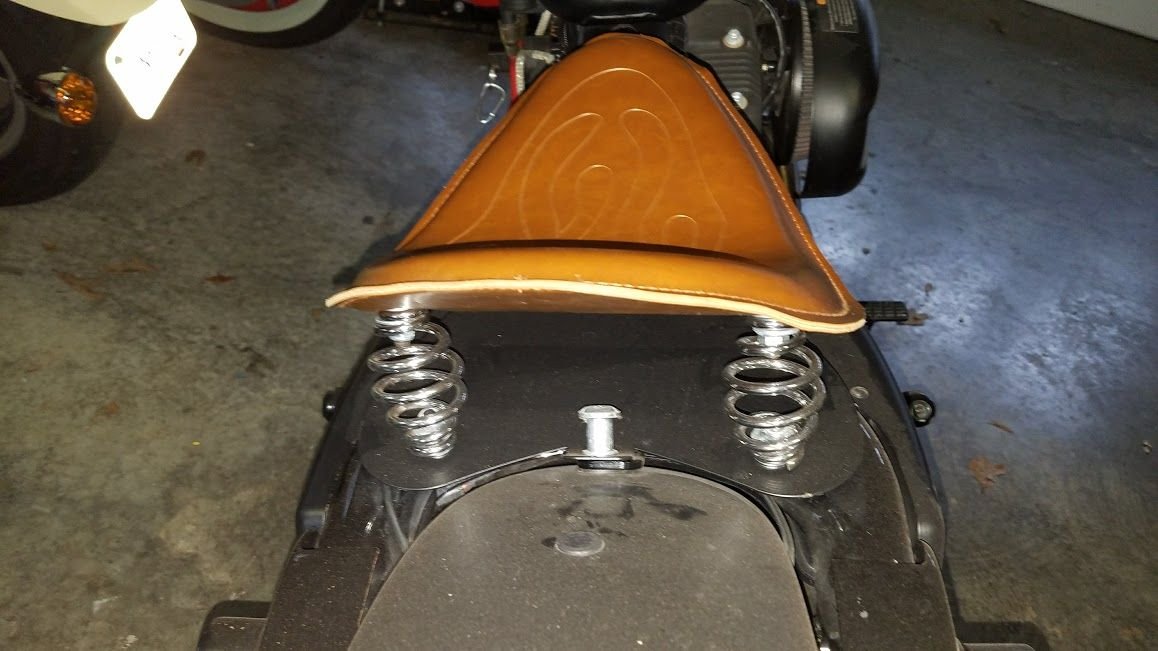 sportster spring seat