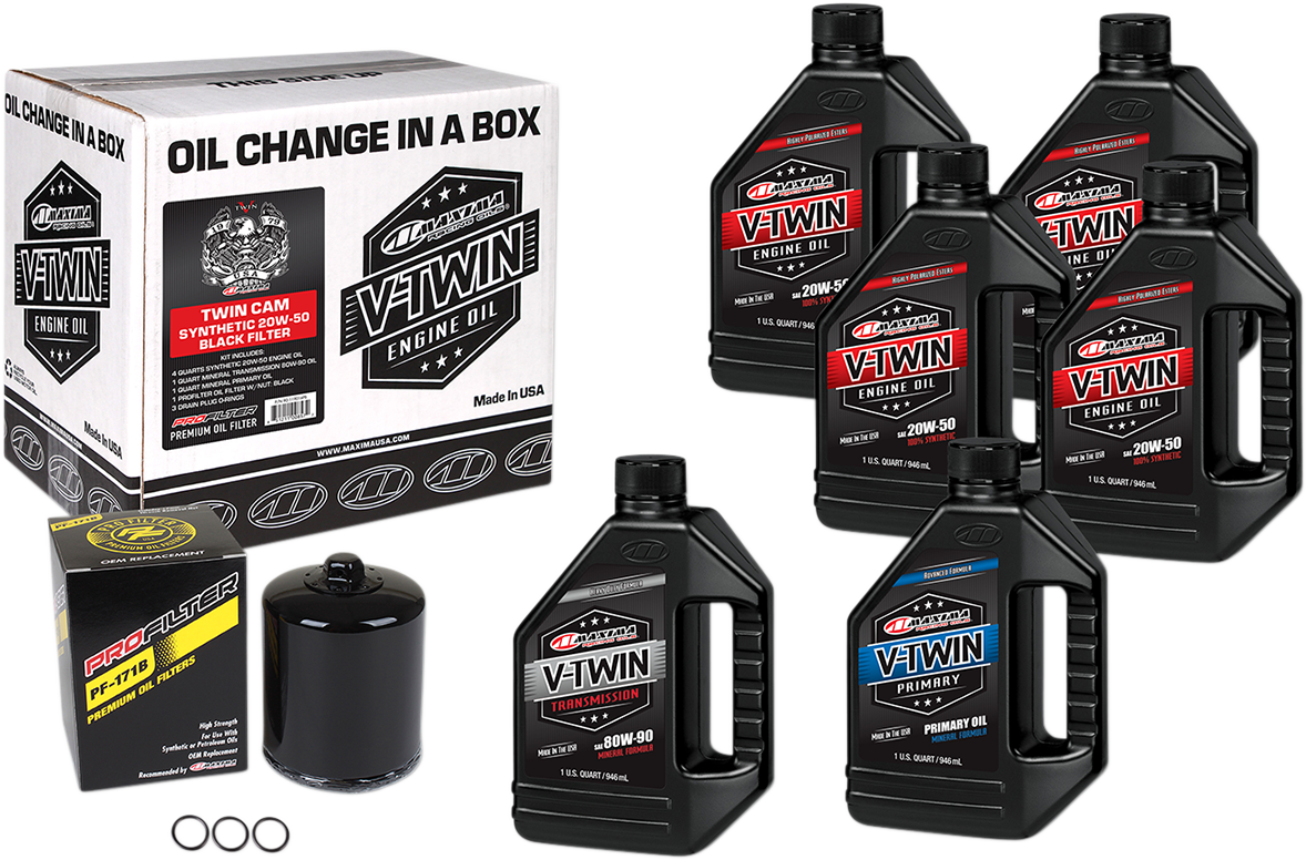 Maxima Oil Change In A Box Synthetic Oil Kit Harley Davidson Forums
