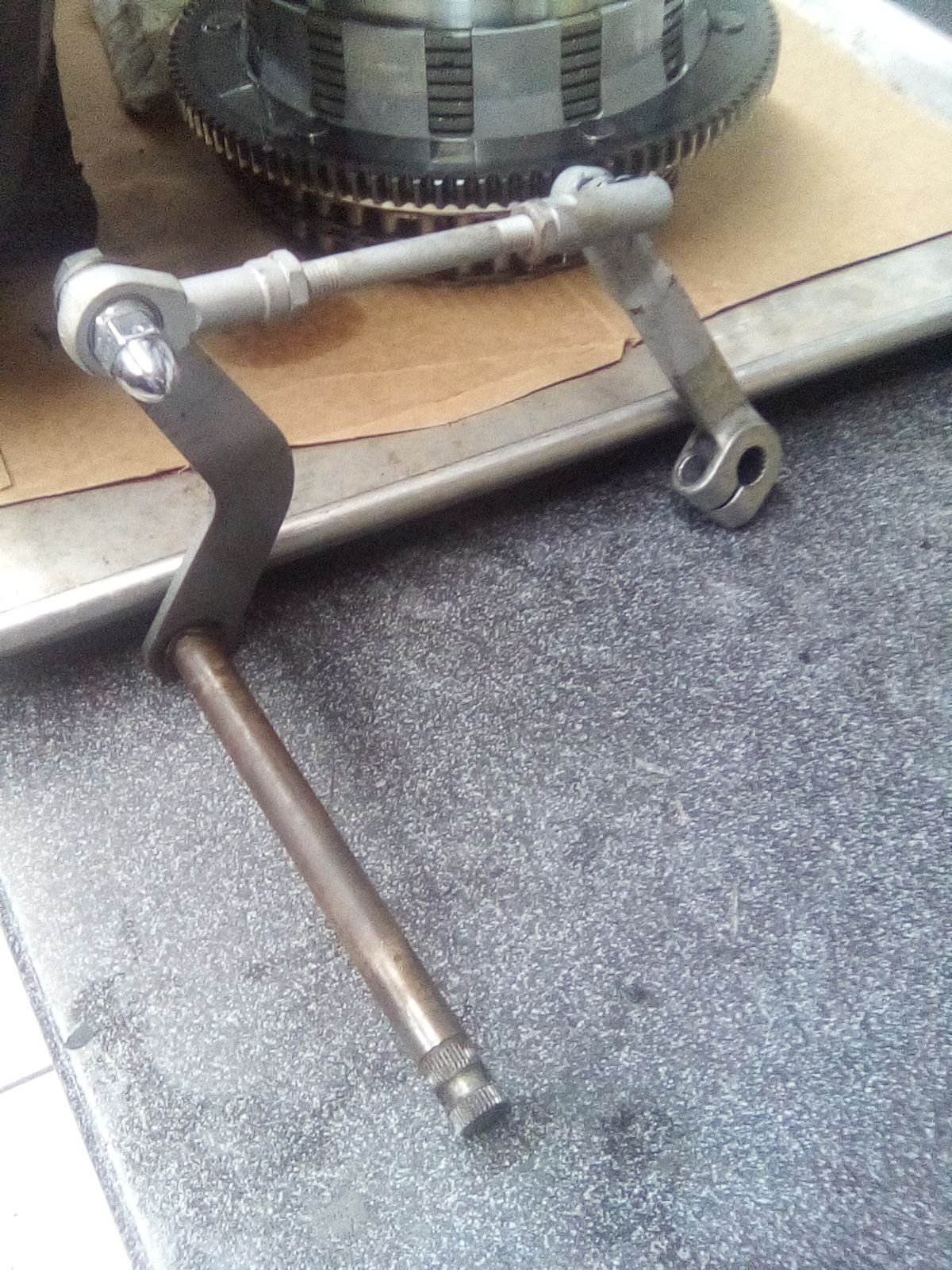 I would like to buy this whole thing linkage shift rod and lever splines are stripped on both ends