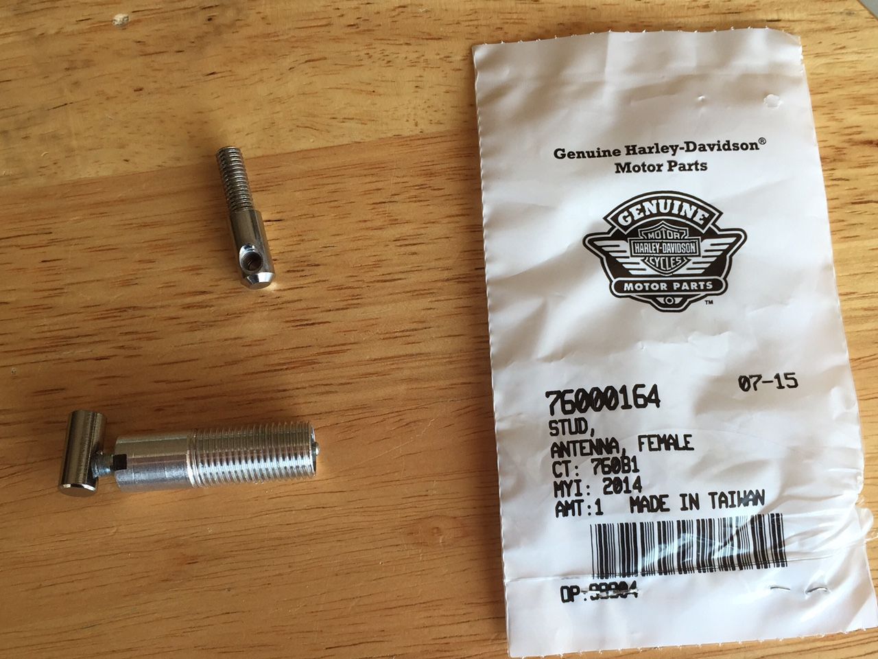 hidden antenna install Page 2 Harley Davidson Forums