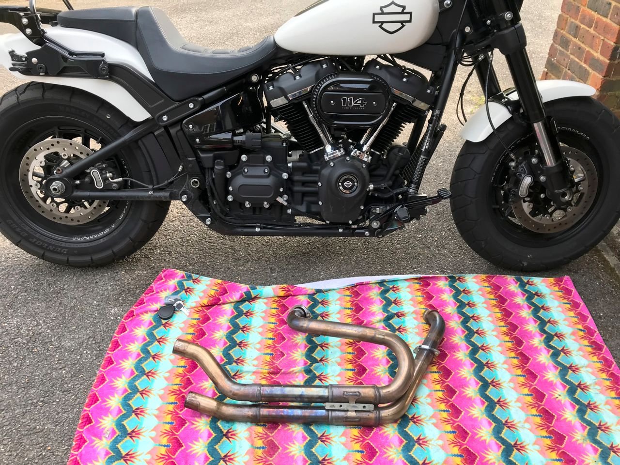2018 fat bob exhaust