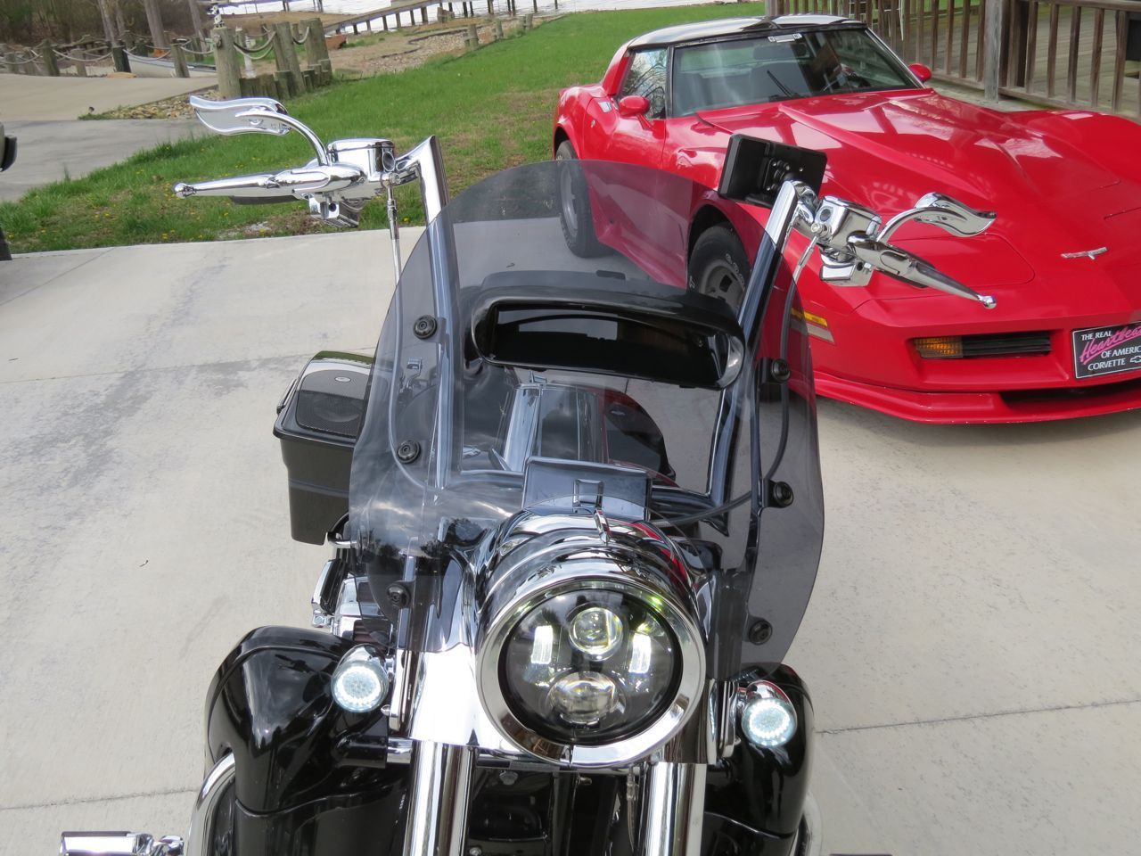 Turn Signal relocation ideas for a Road King? Page 2 Harley