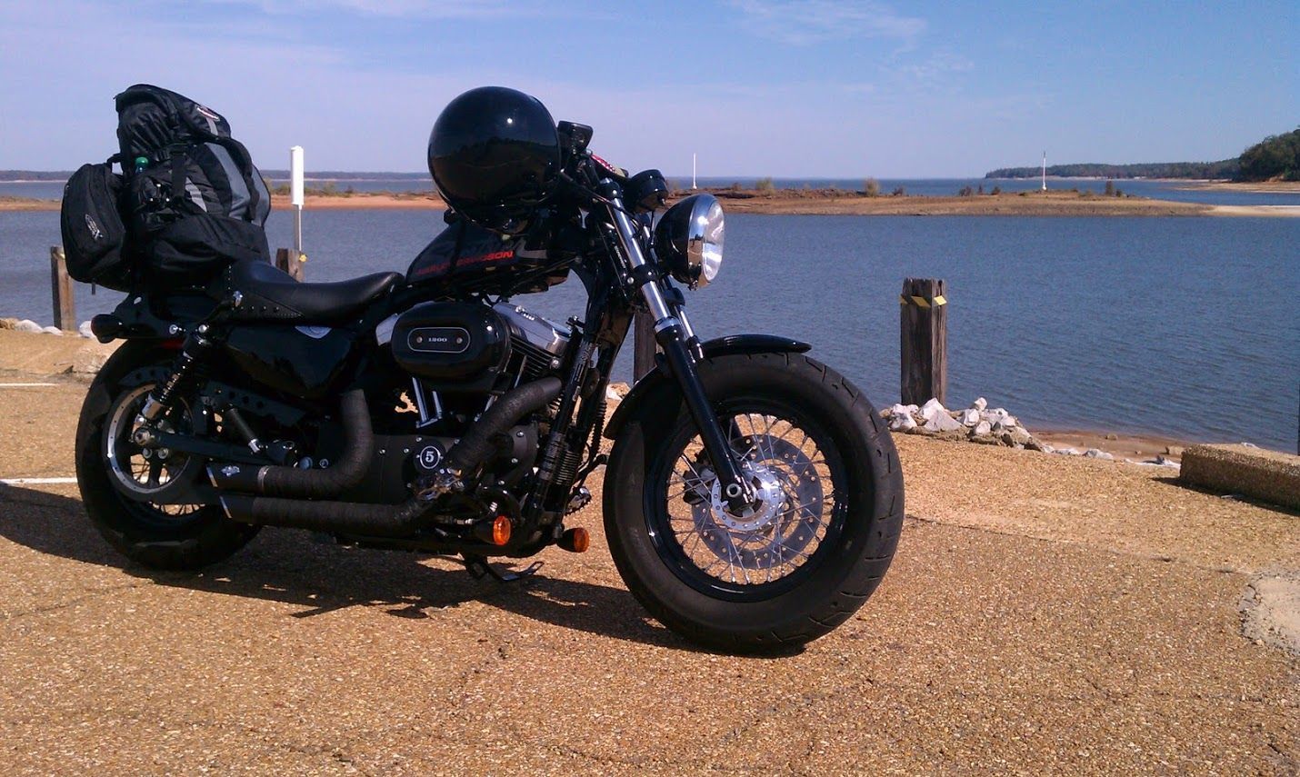 Any Touring with the Sportster 1200 Custom? Harley Davidson Forums