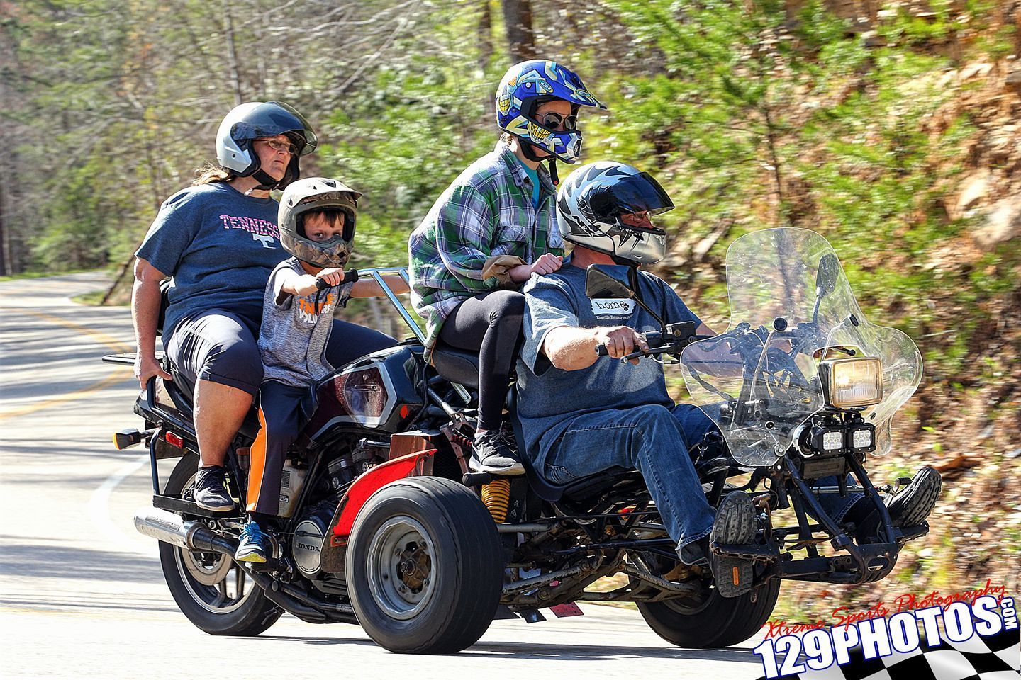 how to ride on the back of a harley