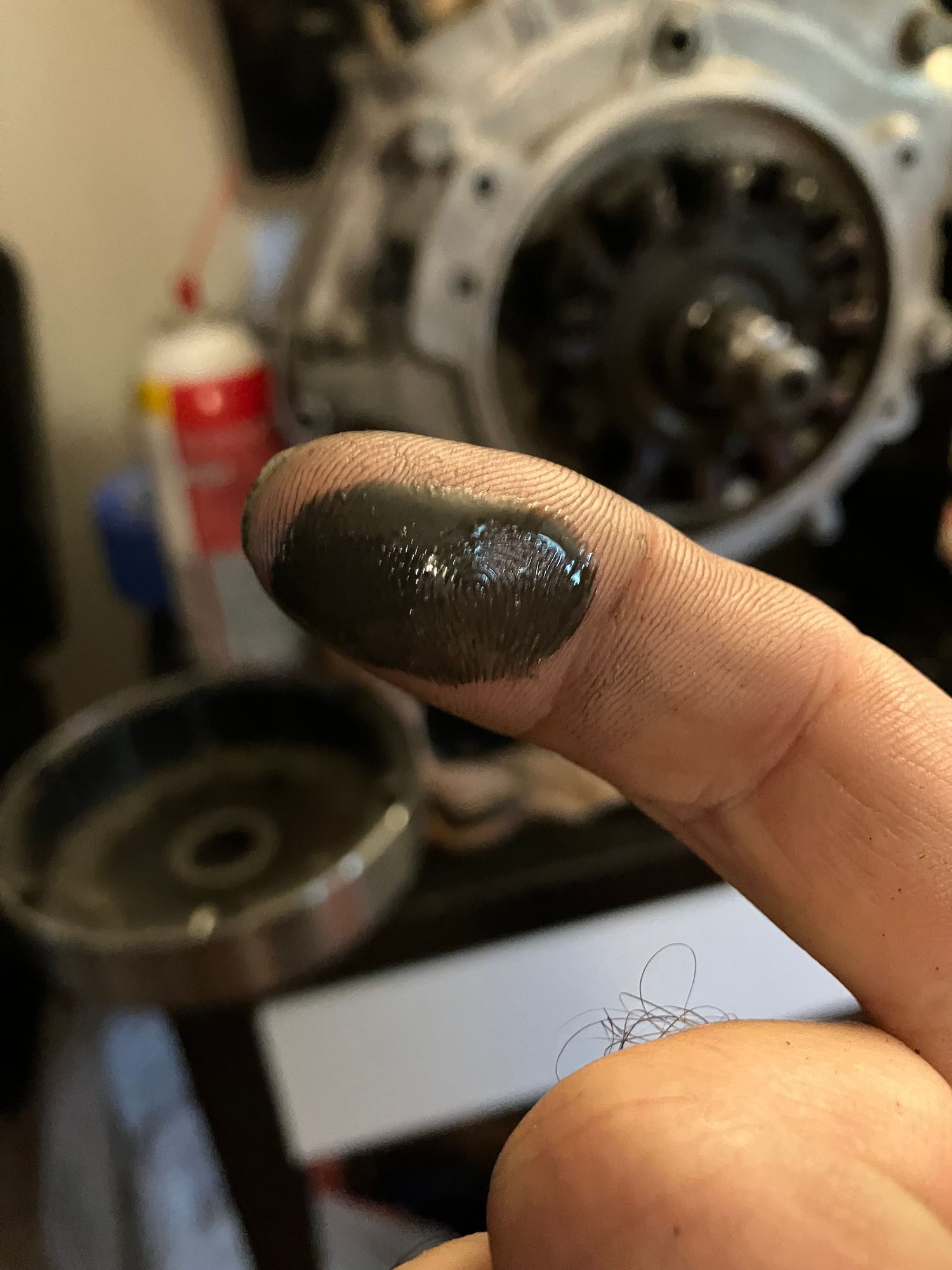 When I touched the magnet(s).  I would expect it to be dry inside.