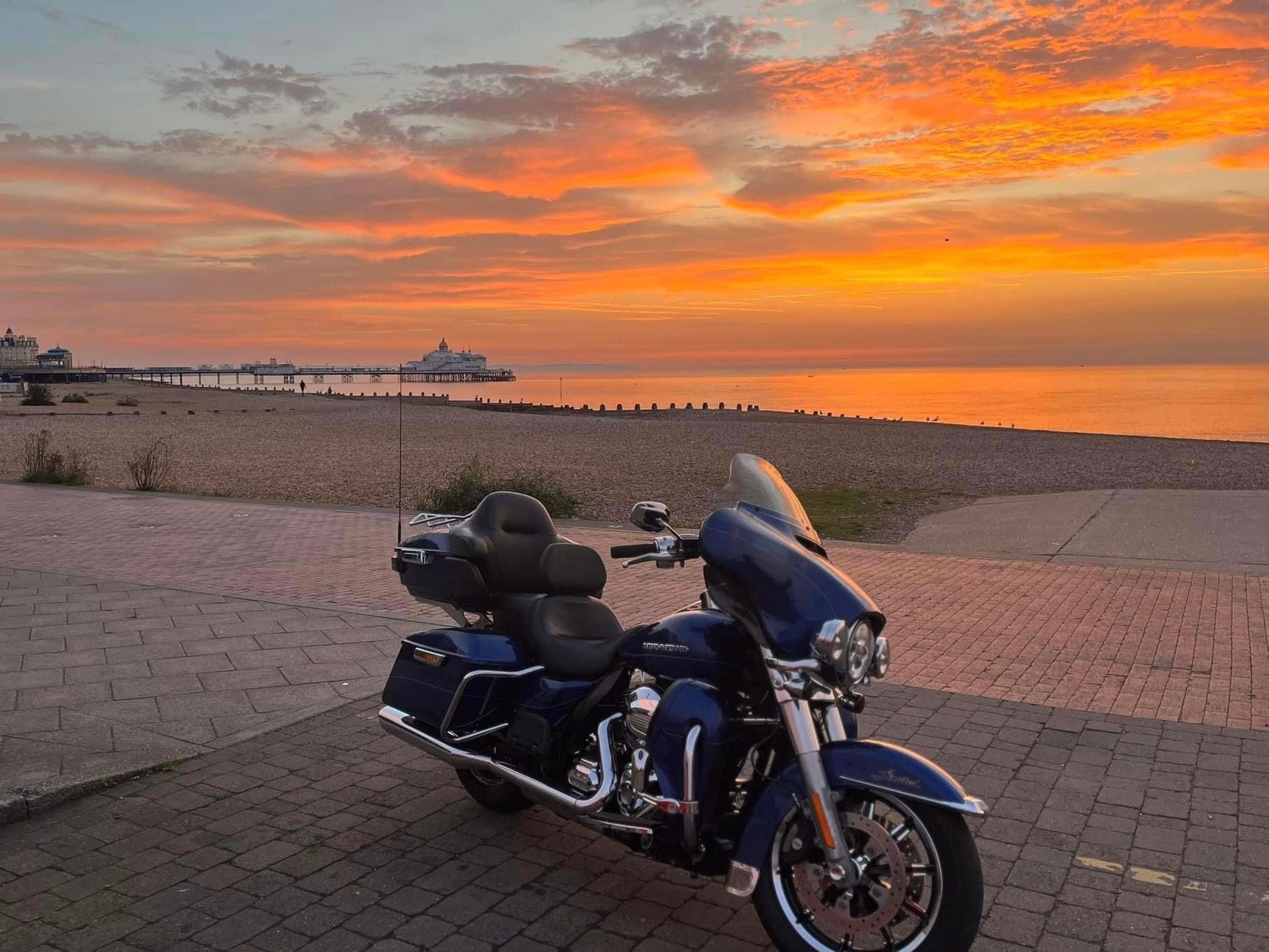 Sunrise Eastbourne seafront
