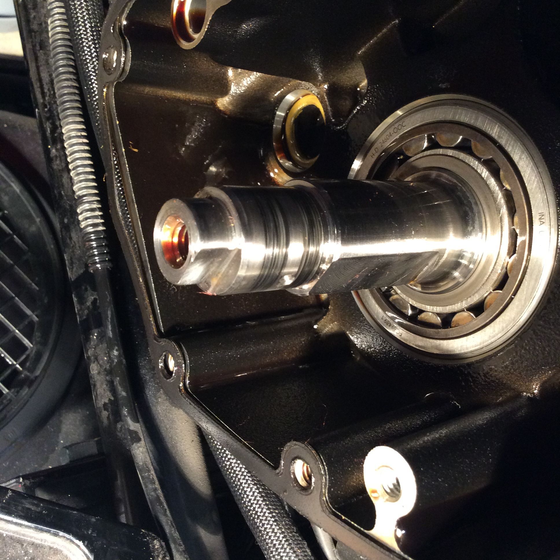 Scored Pinion Shaft & Bushing Harley Davidson Forums