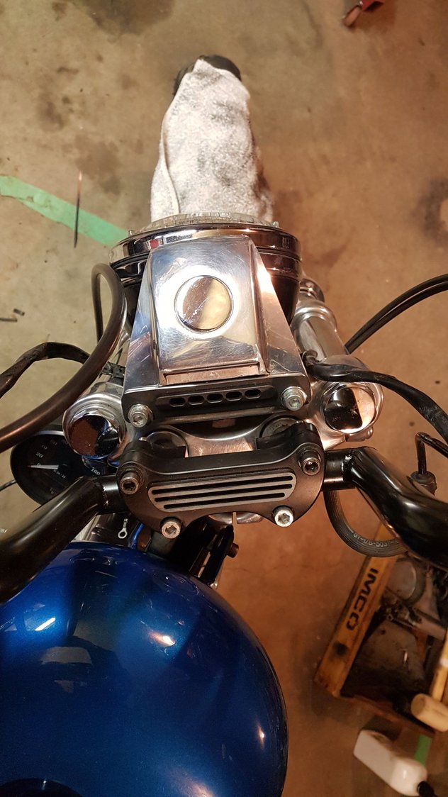 ‘93 sportster. Tips for headlight bracket/relocation kit Harley