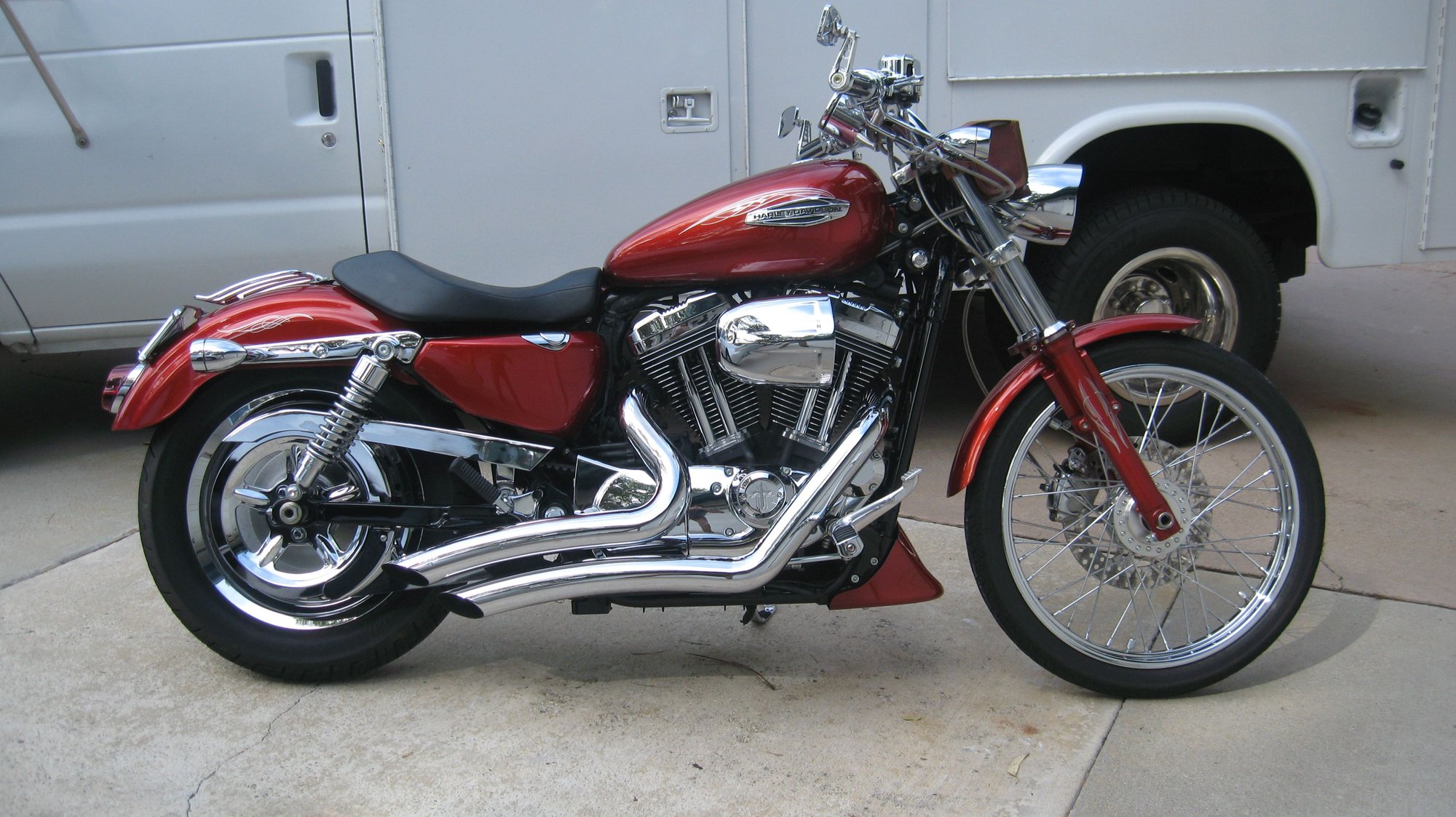 2008 Sportster xl1200c Engine idle high/surging Harley Davidson Forums