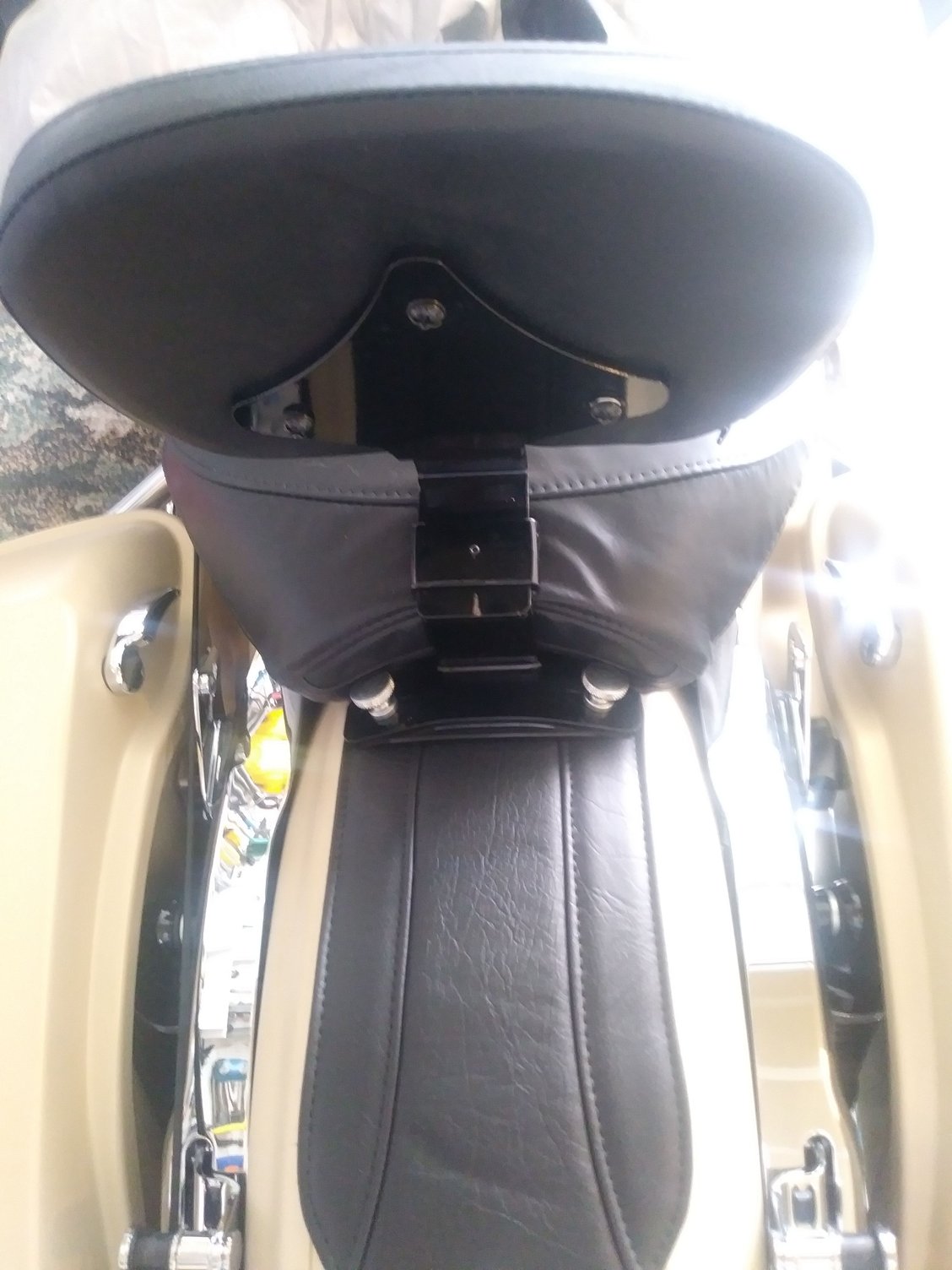 CVO Backrest Comfort Harley Davidson Forums