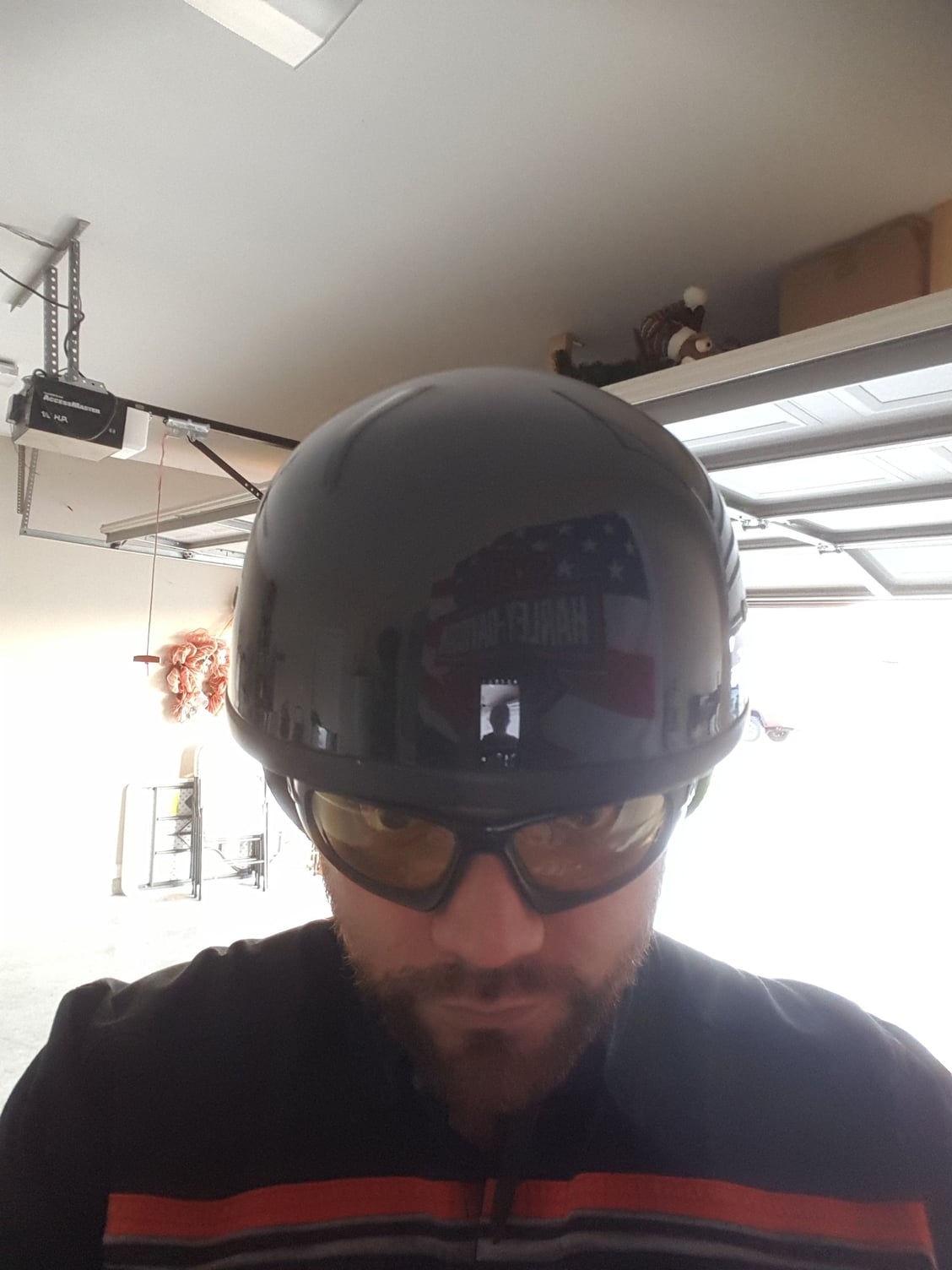 Download Dayton Skull Cap Half Helmet XL GLOSS BLACk - Harley ...