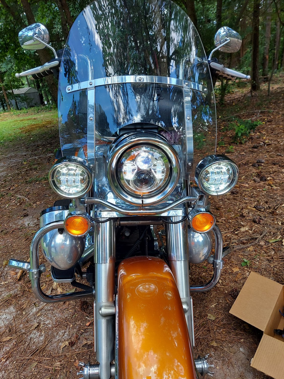 Installed Leds on the Road king - Harley Davidson Forums