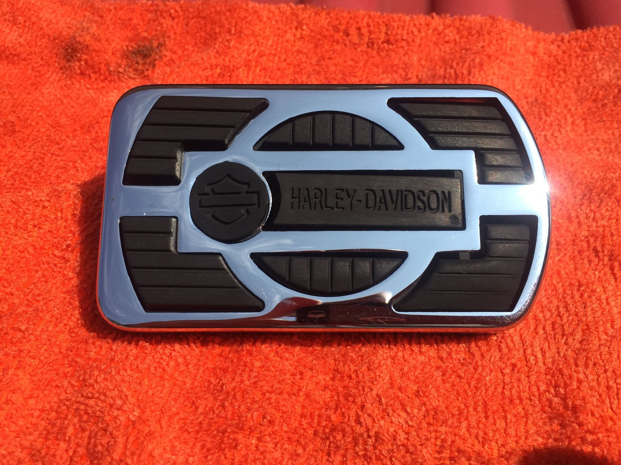 HD Nostalgic Large Brake Pedal Pad Harley Davidson Forums