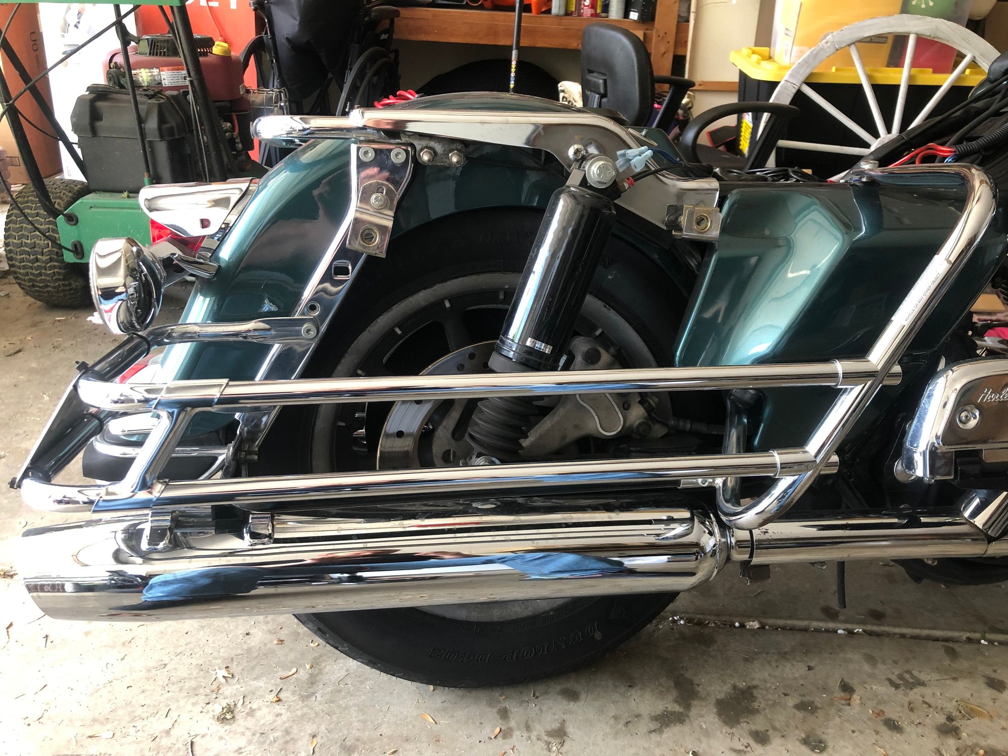 Saddle bag guards Harley Davidson Forums