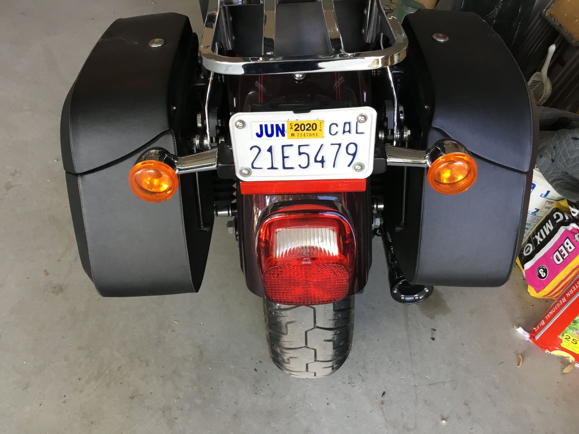 Rear turn lights relocation Harley Davidson Forums