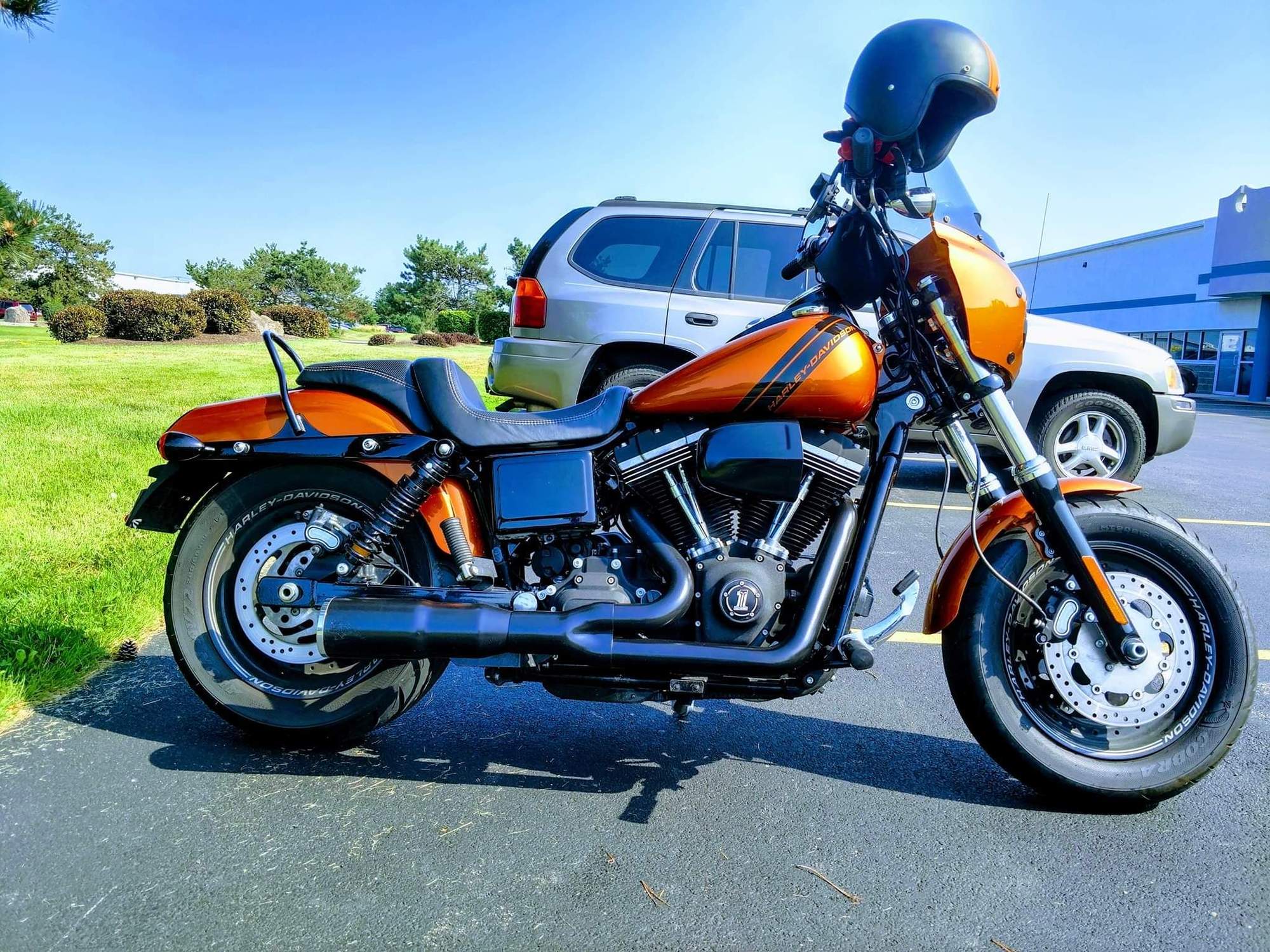 Fat Bob Owners : Please picture if you have apes or T-Bars ! - Harley ...