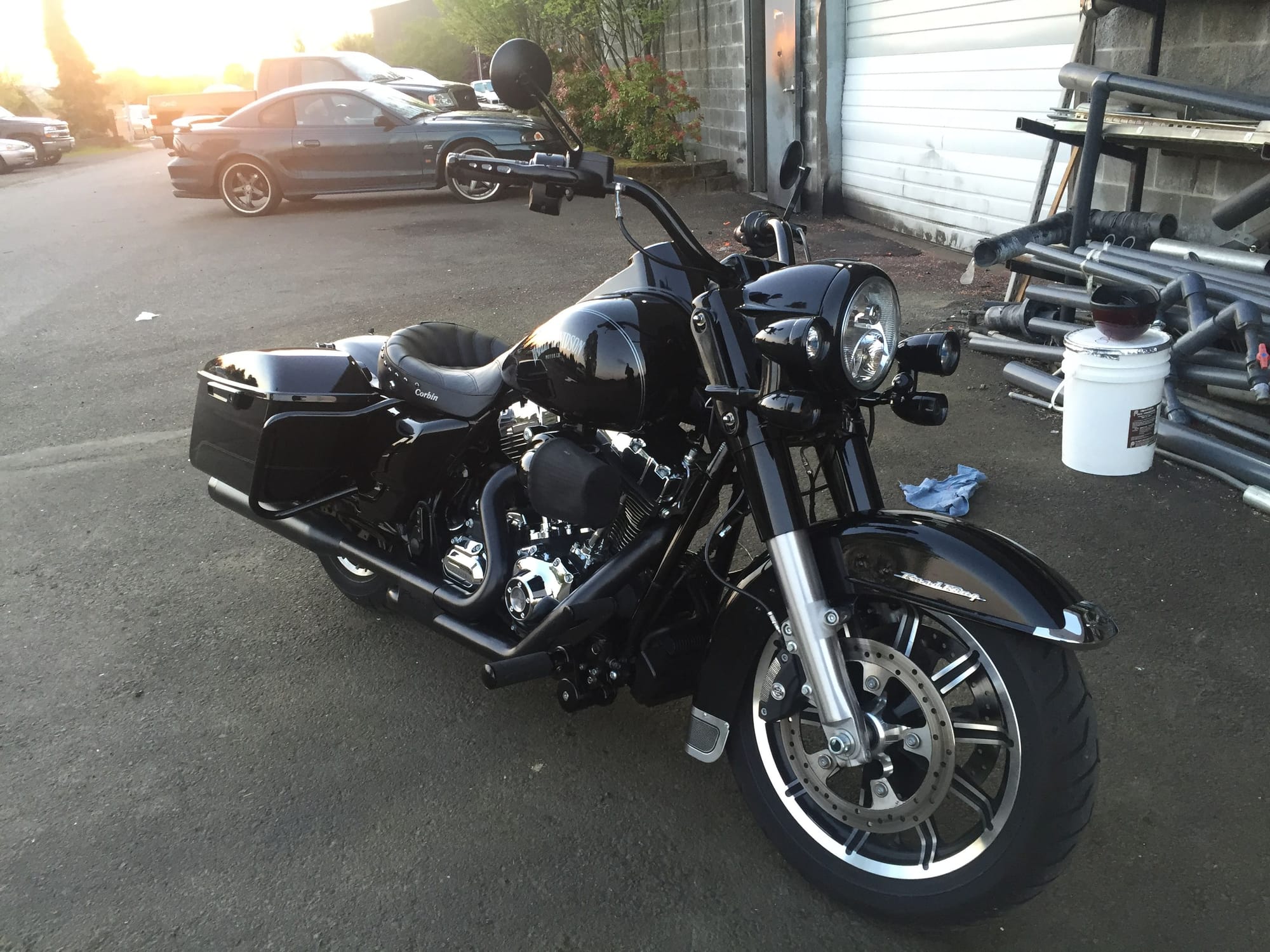 Road King mods are complete...for now pics - Harley ...