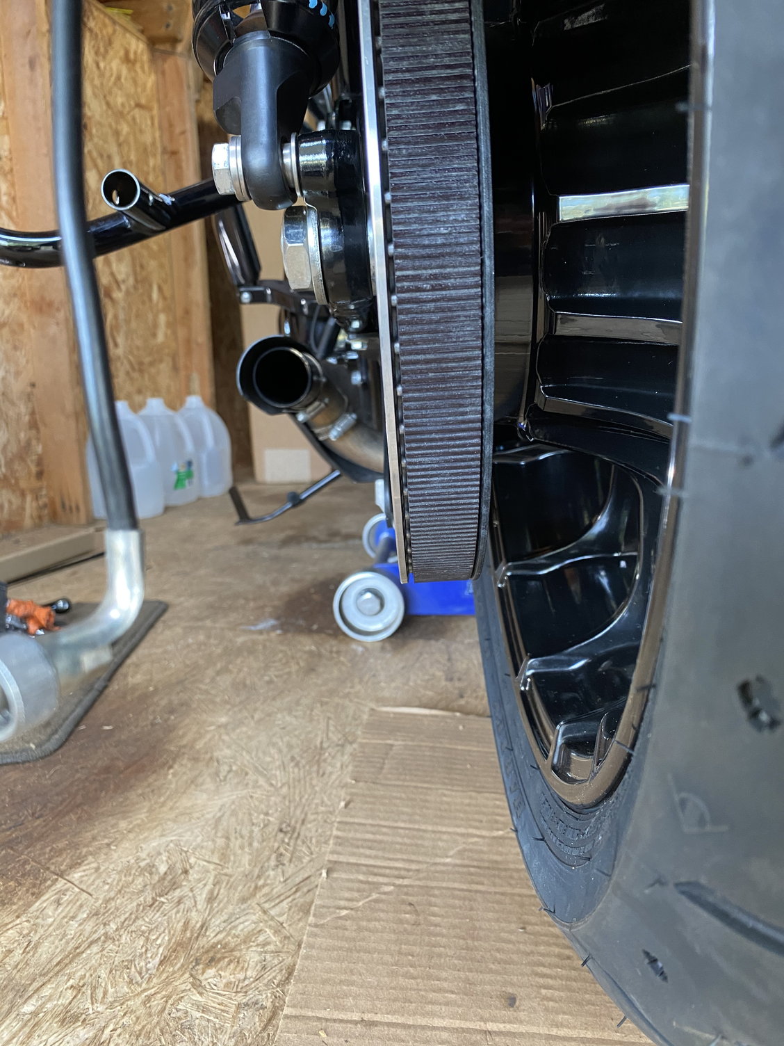 Drive belt / rear wheel alignment Harley Davidson Forums