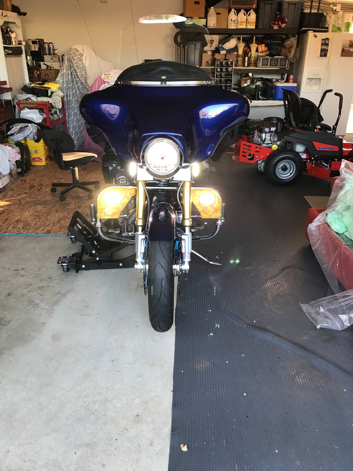 Crash/Highway bar mounted lights Harley Davidson Forums