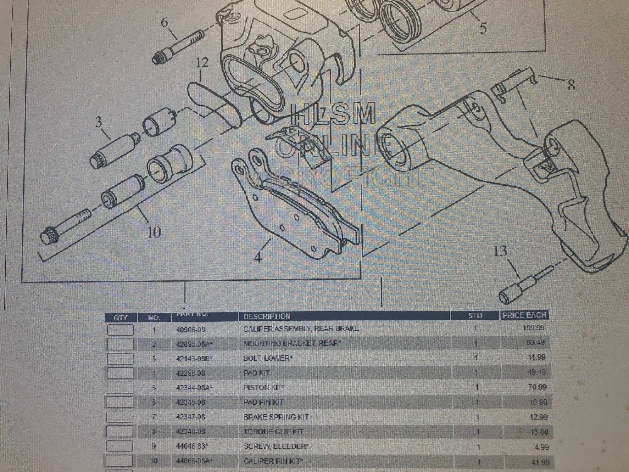 Rear Brack Caliper Movement Normal? Harley Davidson Forums