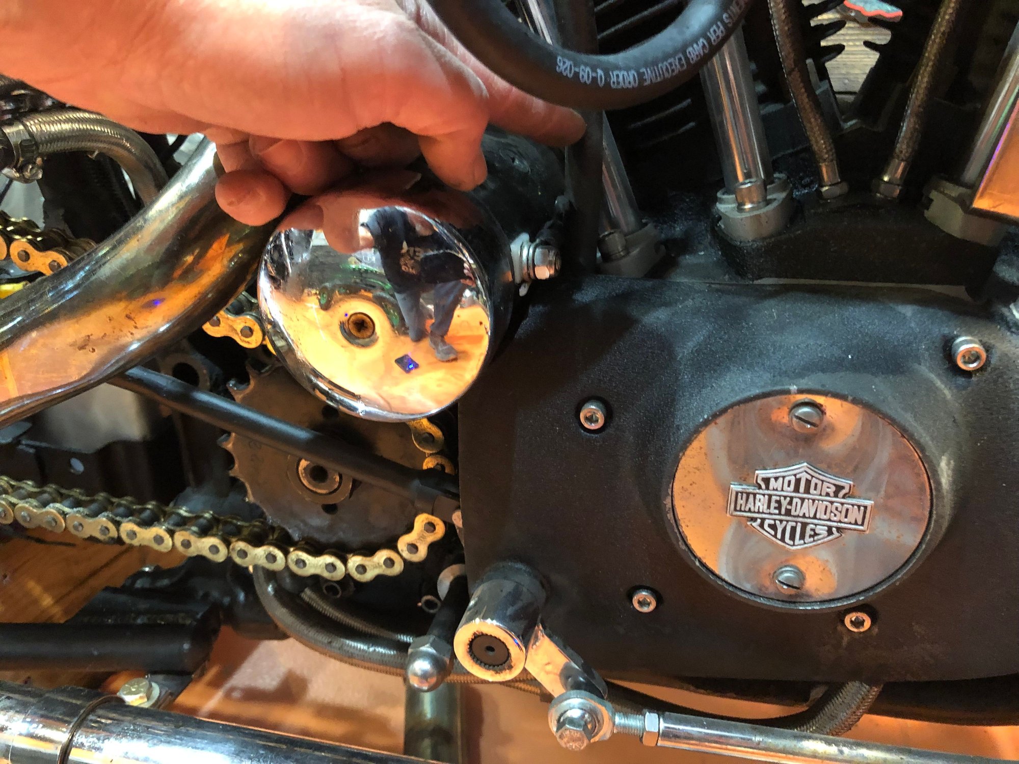 Engine oil vent lines Harley Davidson Forums