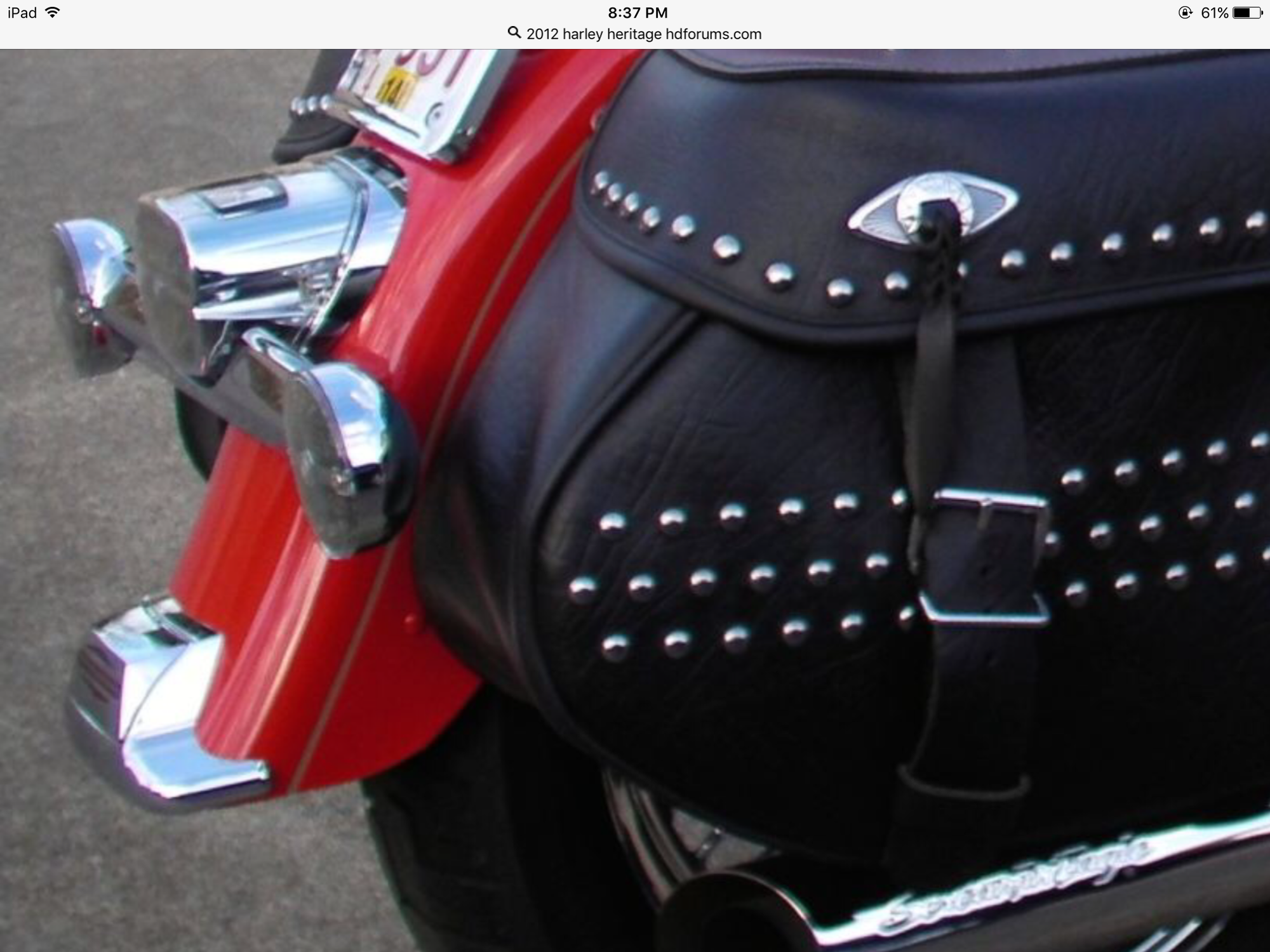 How different are heritage and deluxe rear fenders? Harley Davidson