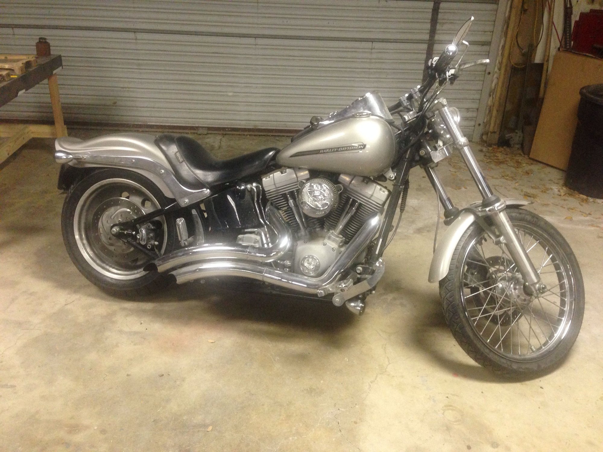 lowered softail deluxe