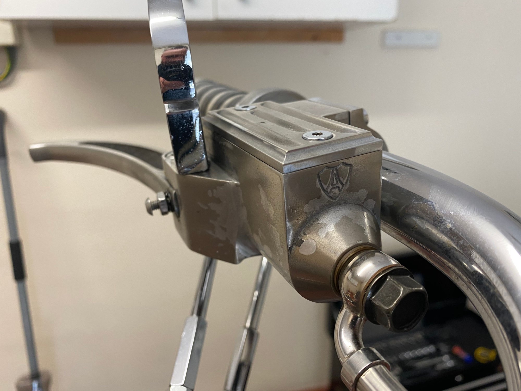 Custom Arlen Ness Front Brake Master Cylinder Leaking Harley Davidson