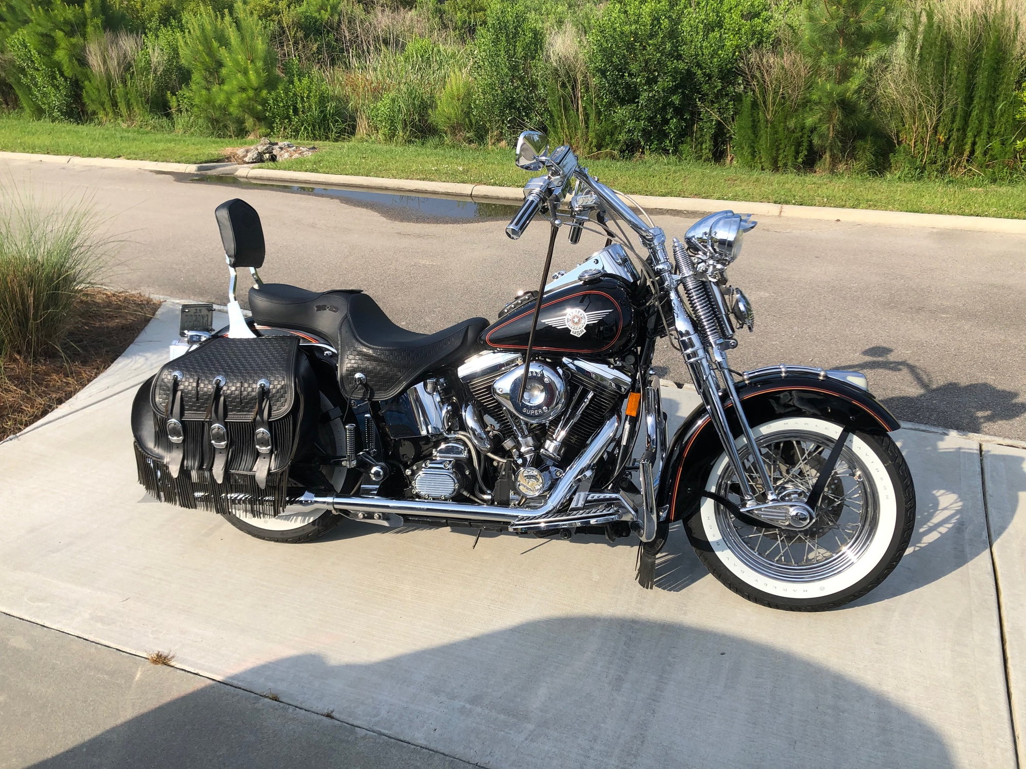 Fatboy with springer front end best sale