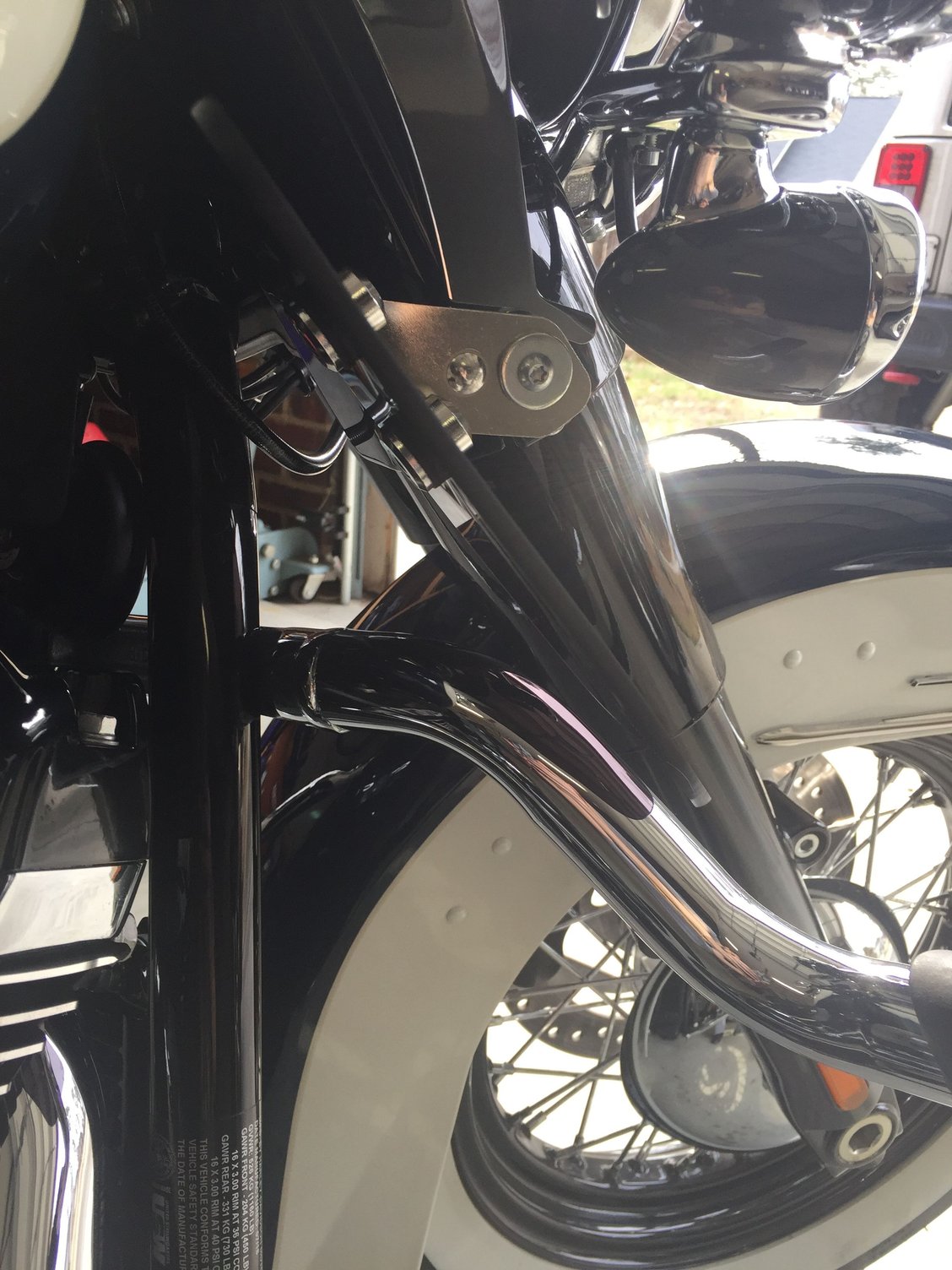 Softail Fork Deflectors Page 3 Harley Davidson Forums