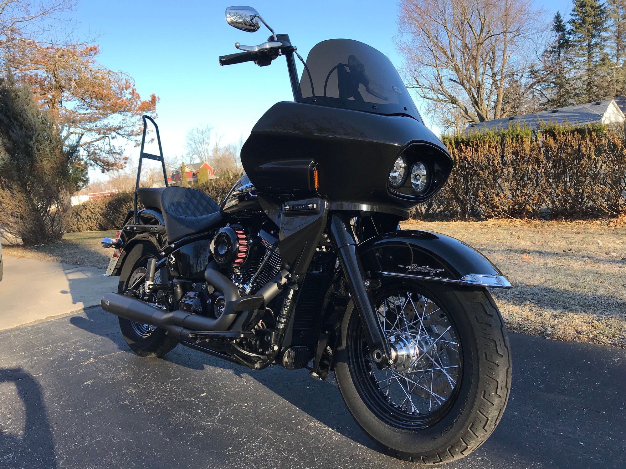 '18 Heritage Wedge Fairing Page 2 Harley Davidson Forums