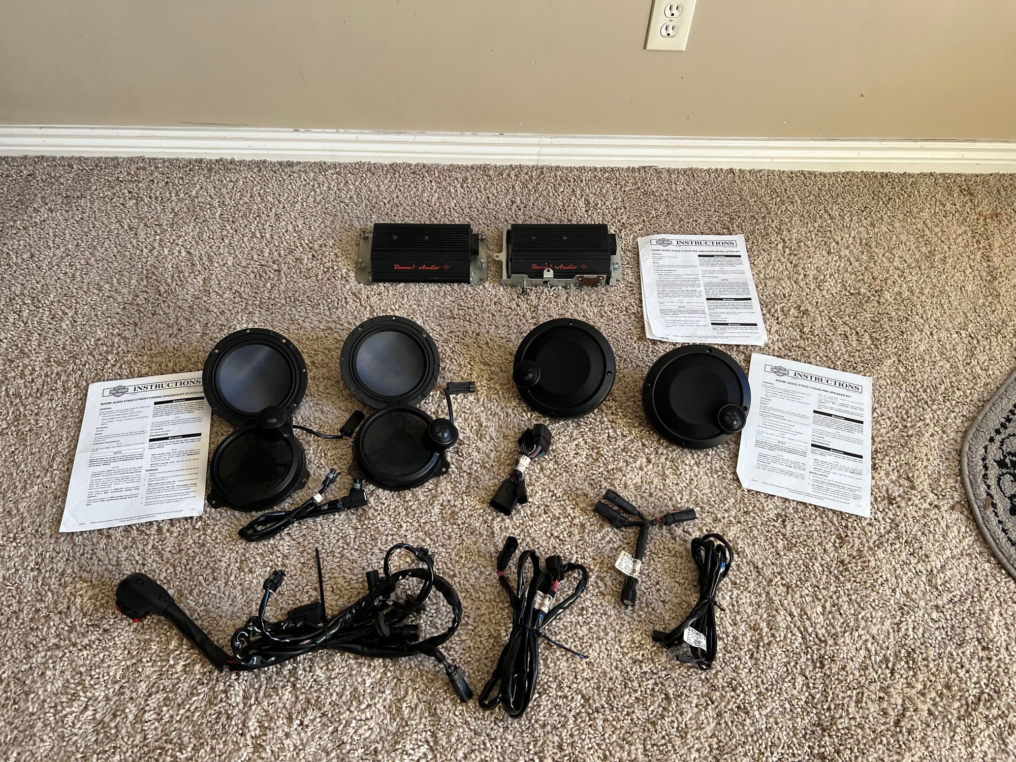 FOR SALE Harley Boom Audio Stage II Setup Harley Davidson Forums