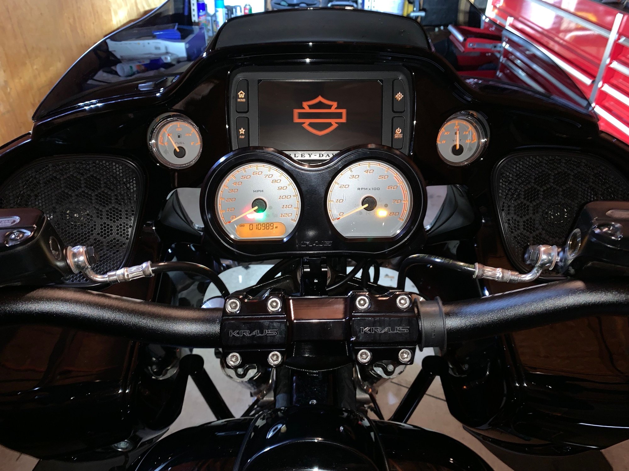 Kraus Handlebar Setup on Road Glide Harley Davidson Forums
