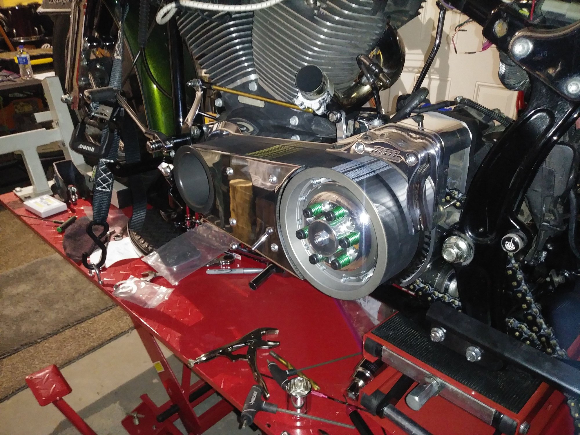 Starter or Jackshaft alignment Harley Davidson Forums