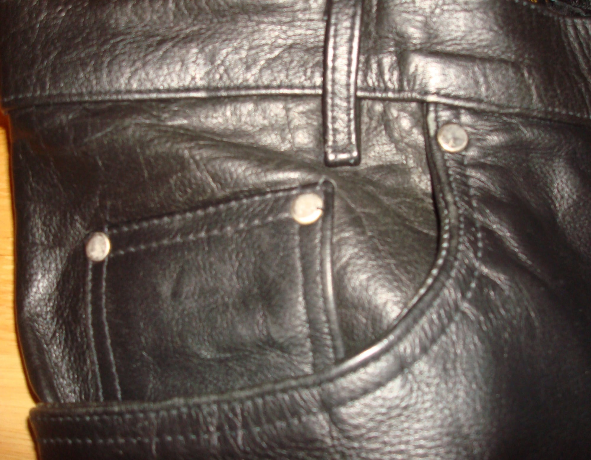 Heavy Duty Leather Pants--Like New Condition - Harley Davidson Forums