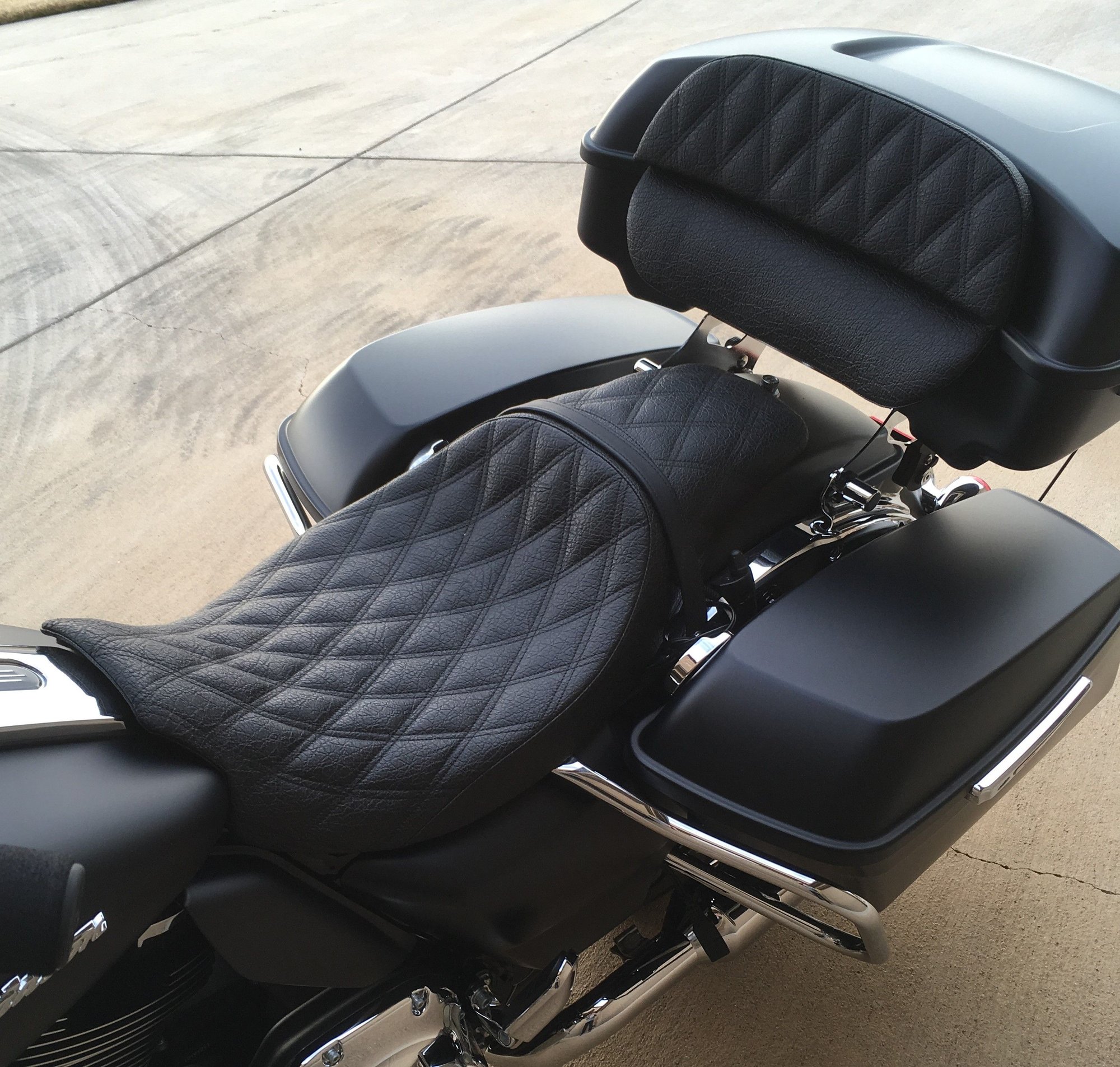 Alternate pad for Tour Pack? Harley Davidson Forums
