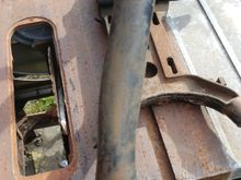 There is a dent on the left back