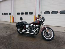 gave her a quick shower at the fire station before my ride