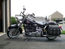 Added HogDeluxe springer style bags and HD retro tank badge - 3