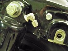 nut and ferrule fittings ...we used stainless but brass will work just fine ...