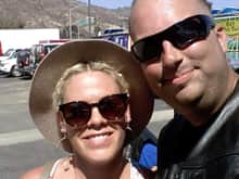P!nk at the 2015 9-11 Ride To The Flags Memorial Run